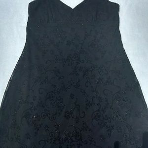 Faith Passion Black Spaghetti Strap Dress